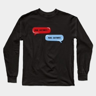 Dual cultivate - danmei - texting bubble Long Sleeve T-Shirt